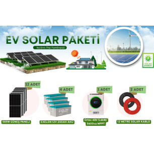 9.6 kWh Güneş Enerji Seti Tam Kapsamlı Enerji Sistemi 9.6 kWh Güneş Enerji Seti Tam Kapsamlı Enerji Sistemi